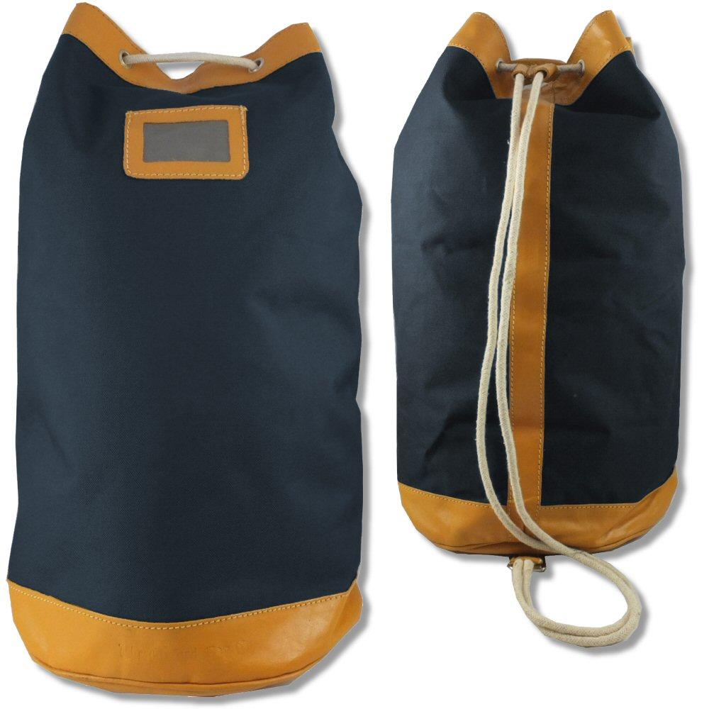 Oxford Bag Company Retro Canvas & Leather Drawstring Duffle Barrell Bag